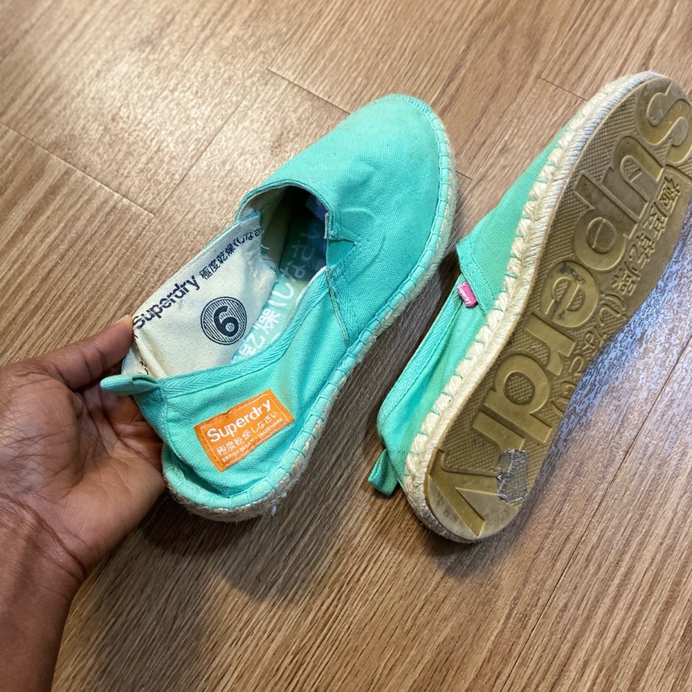 Superdry Green Flat Espadrilles - image 7